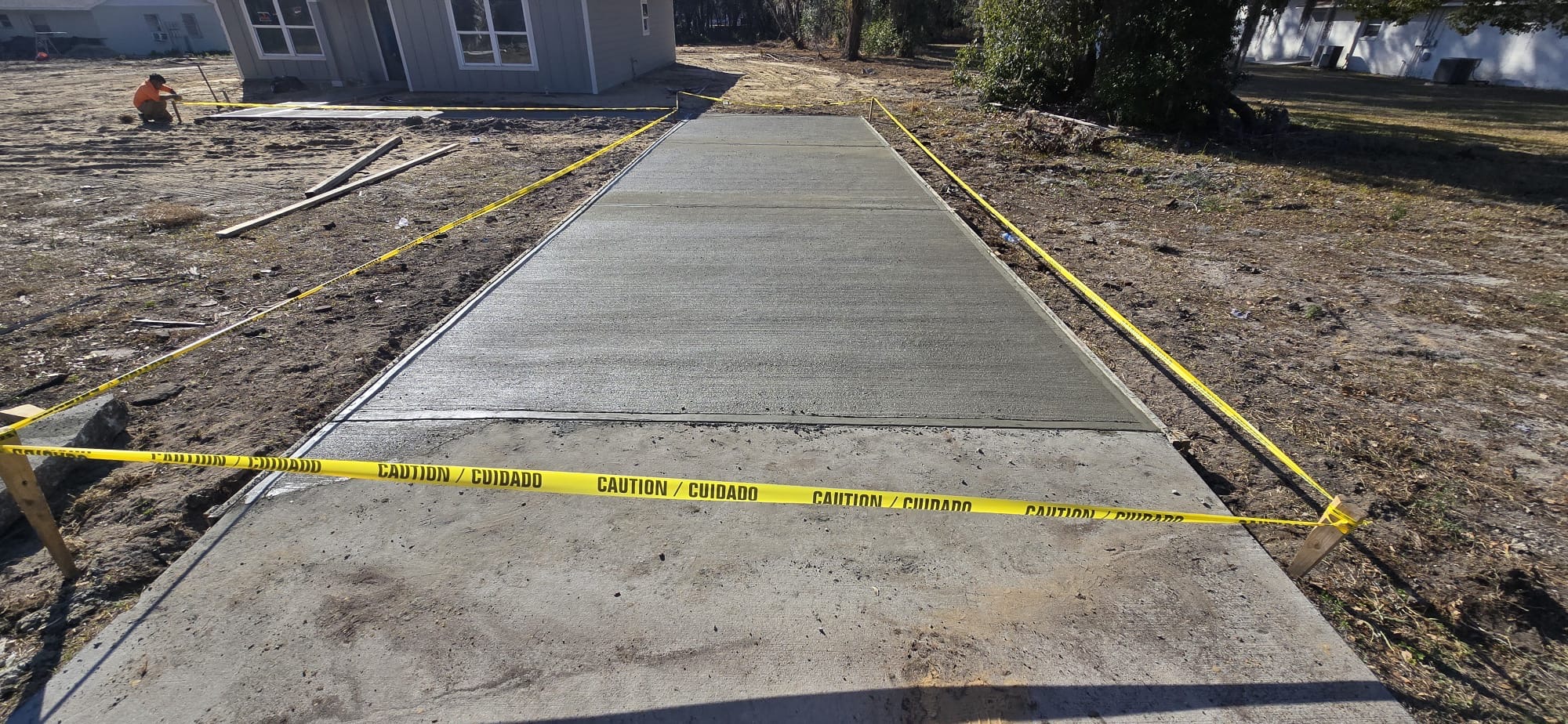 Paving after