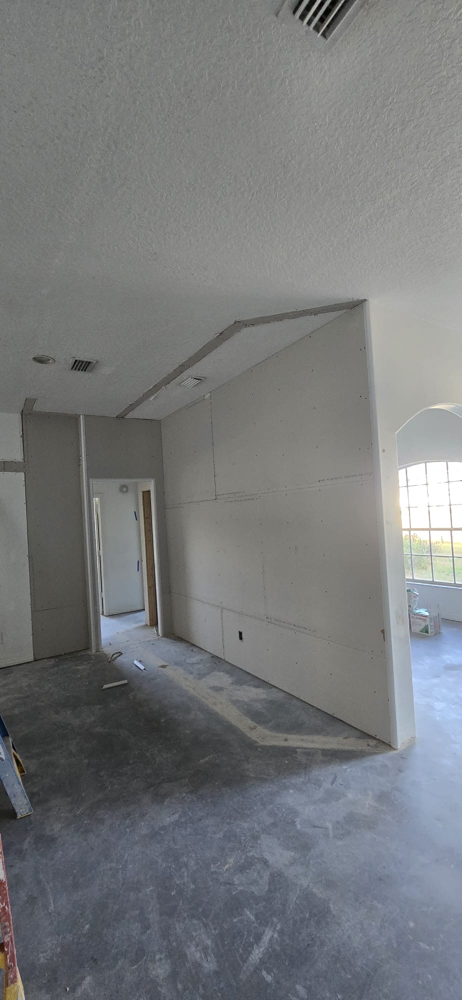 Drywall after