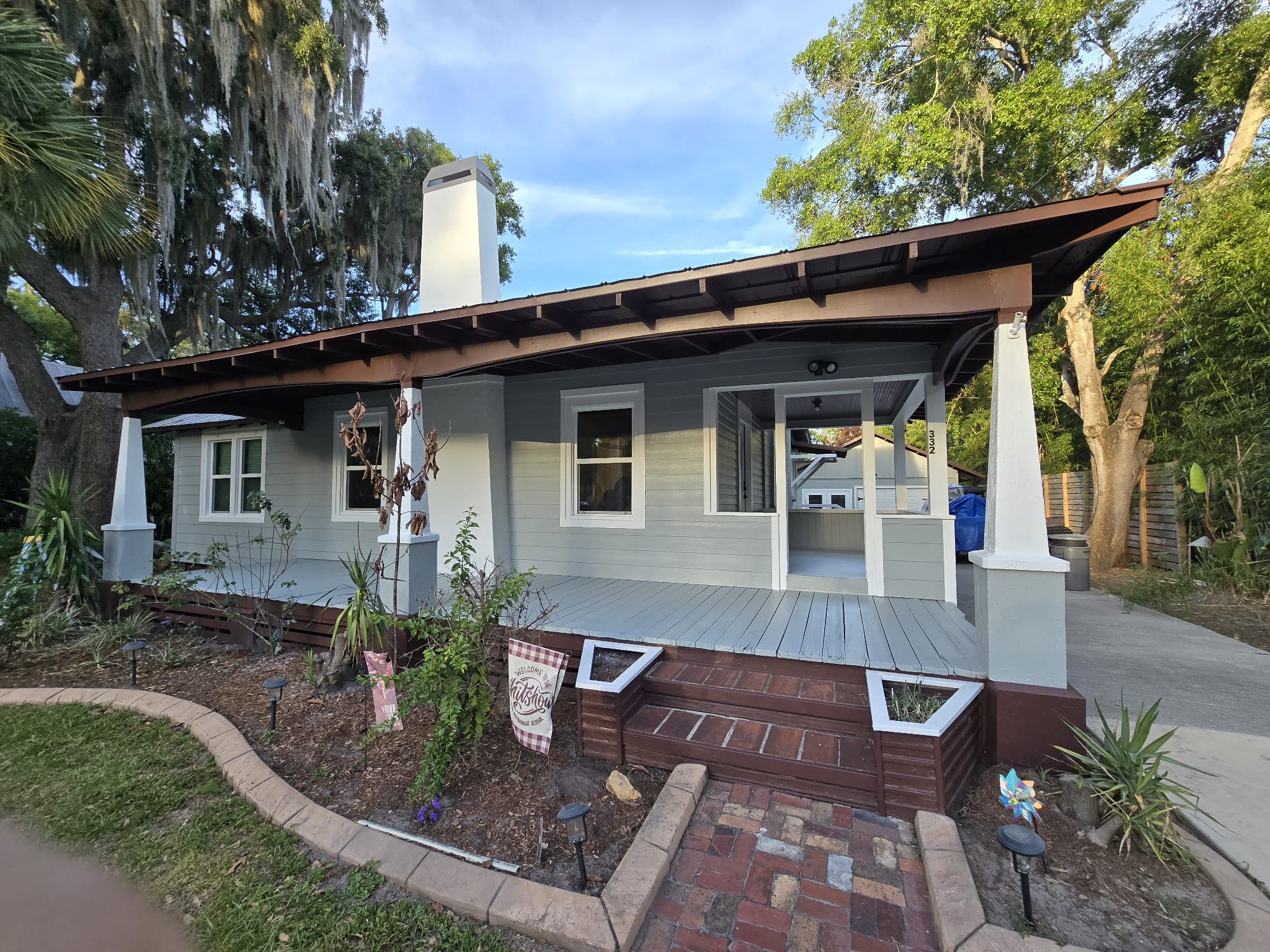 Exterior painting after